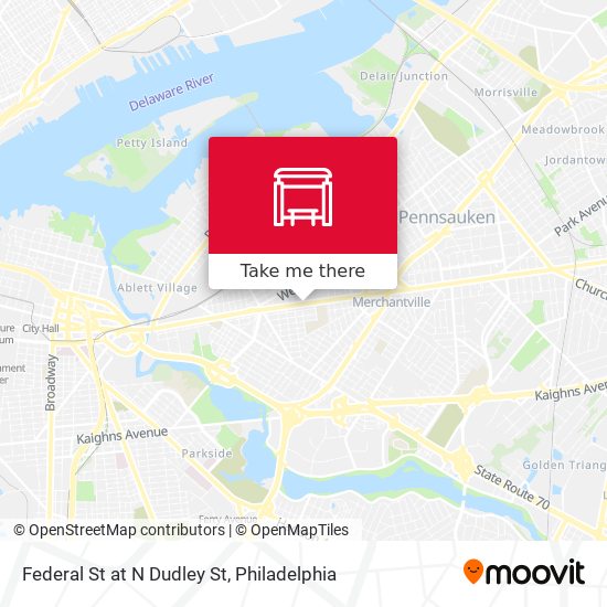 Mapa de Federal St at N Dudley St
