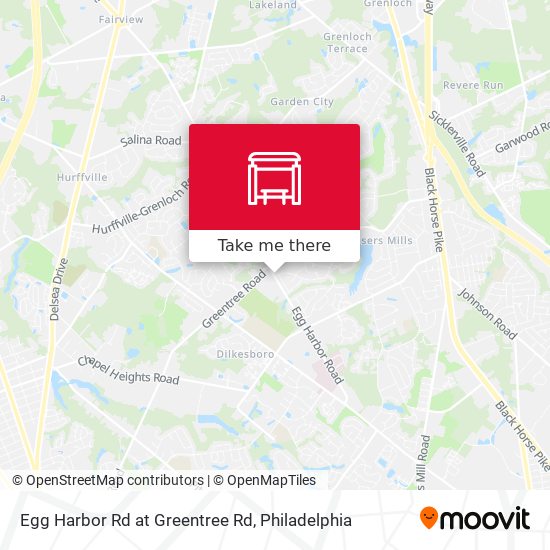 Egg Harbor Rd at Greentree Rd map