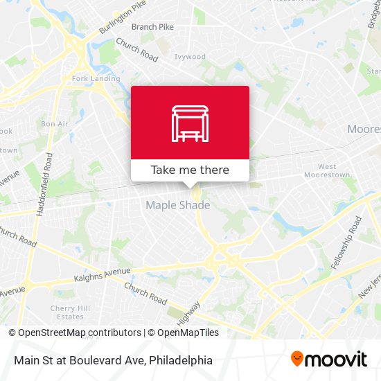 Mapa de Main St at Boulevard Ave