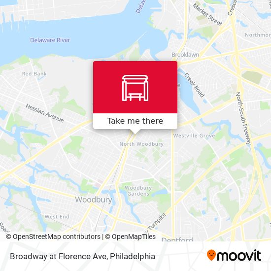 Mapa de Broadway at Florence Ave