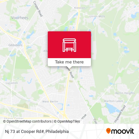 Mapa de Nj 73 at Cooper Rd#