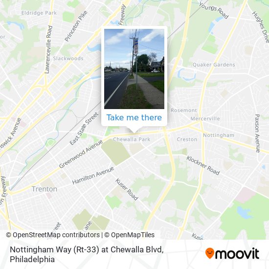 Mapa de Nottingham Way (Rt-33) at Chewalla Blvd