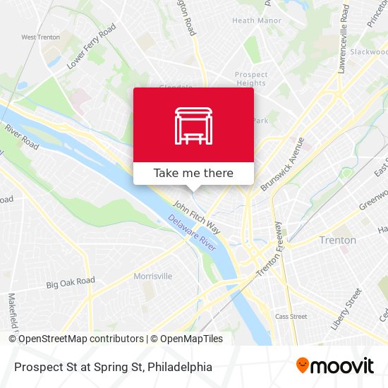 Mapa de Prospect St at Spring St