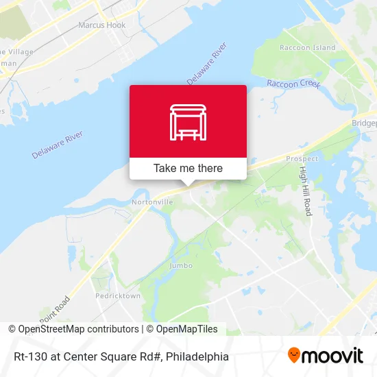 Rt-130 at Center Square Rd# map