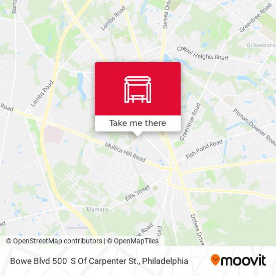 Bowe Blvd 500' S Of Carpenter St. map