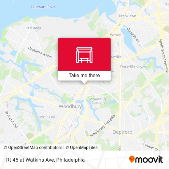 Rt-45 at Watkins Ave map