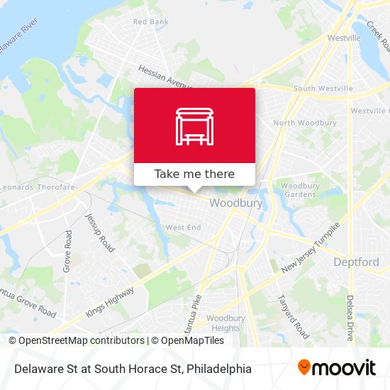 Delaware St at South Horace St map