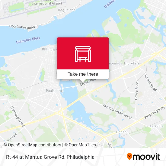 Rt-44 at Mantua Grove Rd map