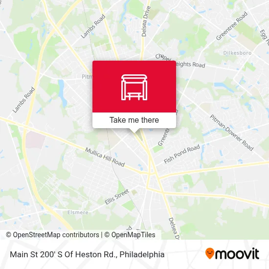 Main St 200' S Of Heston Rd. map