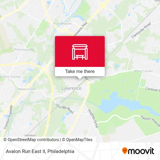 Avalon Run East II map