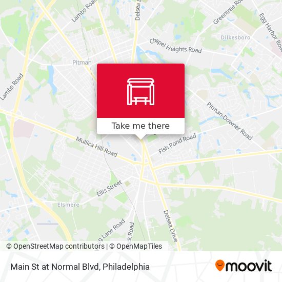 Mapa de Main St at Normal Blvd
