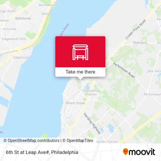 6th St at Leap Ave# map