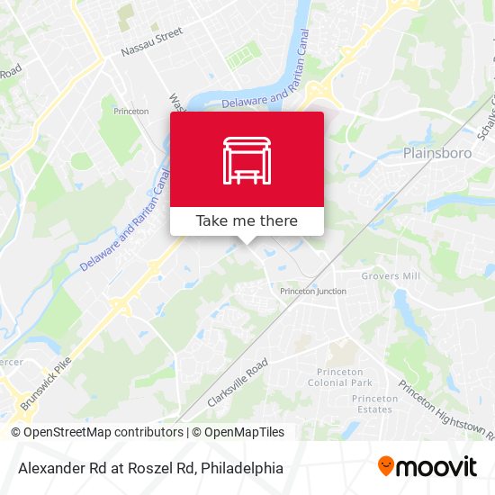 Mapa de Alexander Rd at Roszel Rd