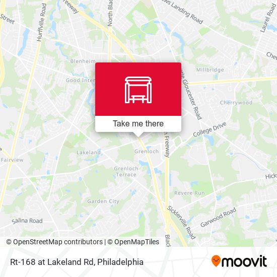 Mapa de Rt-168 at Lakeland Rd