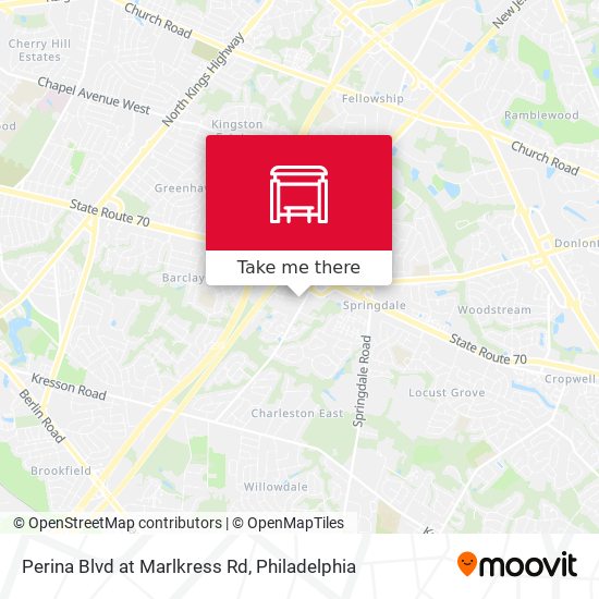 Mapa de Perina Blvd at Marlkress Rd