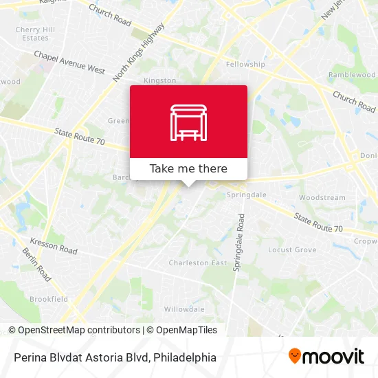 Perina Blvdat Astoria Blvd map