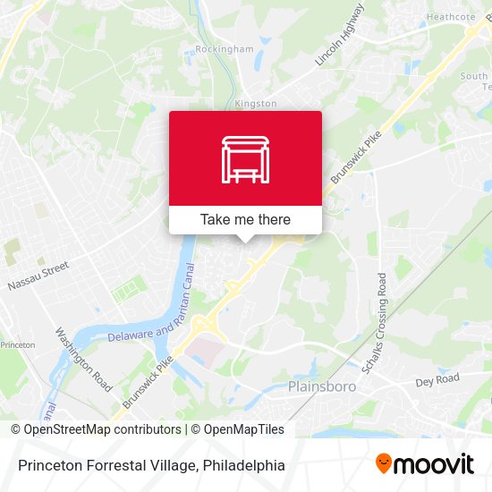 Mapa de Princeton Forrestal Village