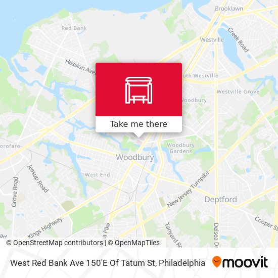 West Red Bank Ave 150'E Of Tatum St map