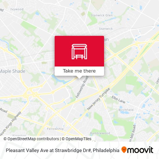 Pleasant Valley Ave at Strawbridge Dr# map