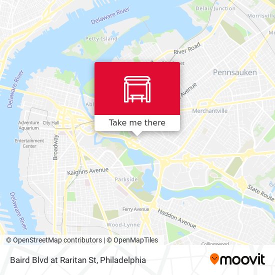 Mapa de Baird Blvd at Raritan St