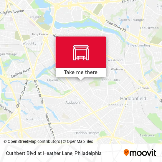 Cuthbert Blvd at Heather Lane map