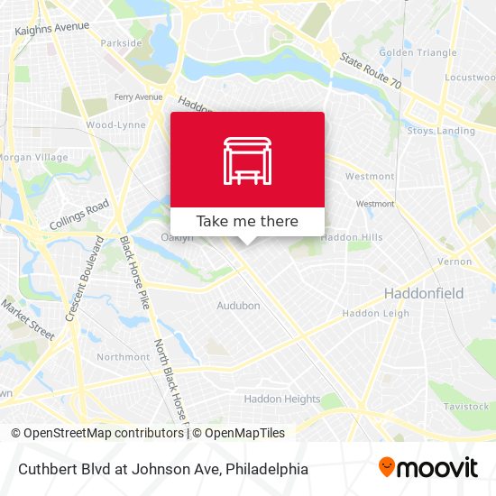 Mapa de Cuthbert Blvd at Johnson Ave