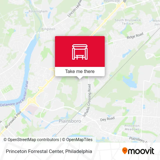 Princeton Forrestal Center map