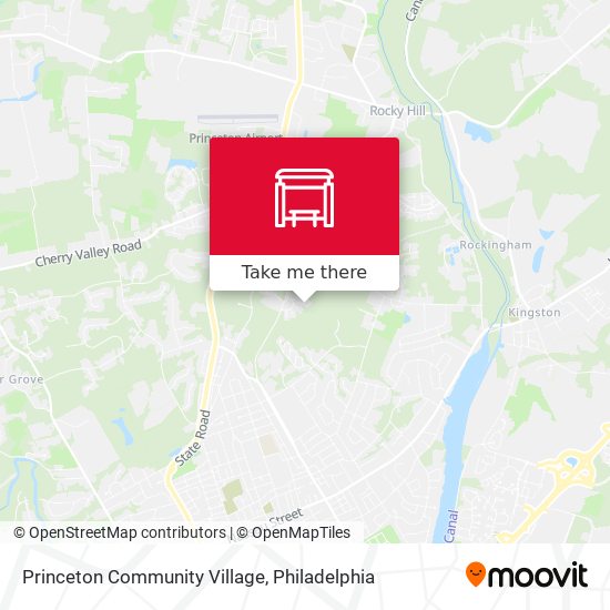 Princeton Community Village map
