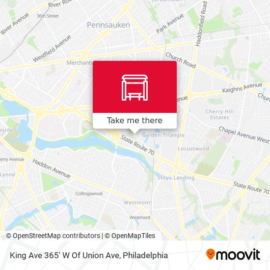 Mapa de King Ave 365' W Of Union Ave