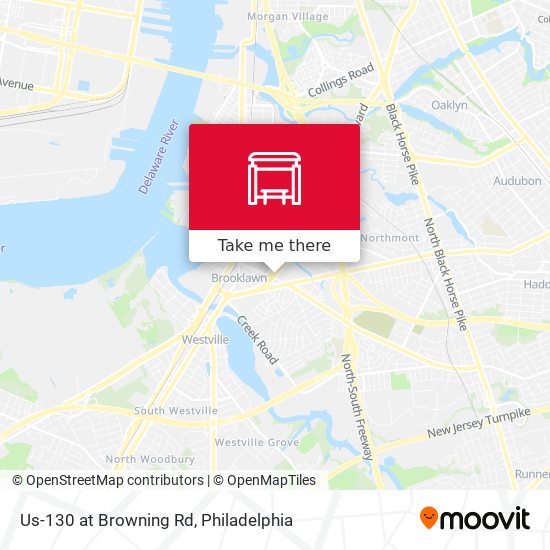 Us-130 at Browning Rd map