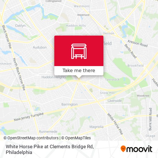 Mapa de White Horse Pike at Clements Bridge Rd