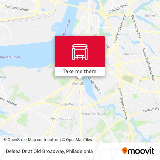Delsea Dr at Old Broadway map