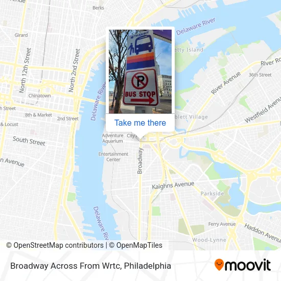 Mapa de Broadway Across From Wrtc
