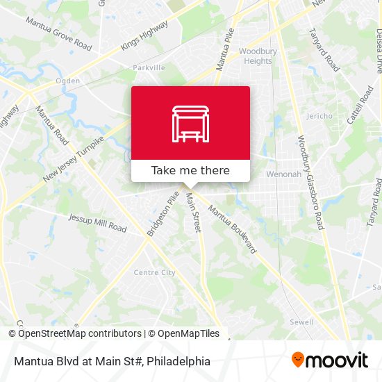 Mantua Blvd at Main St# map