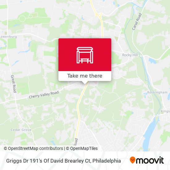 Griggs Dr 191's Of David Brearley Ct map