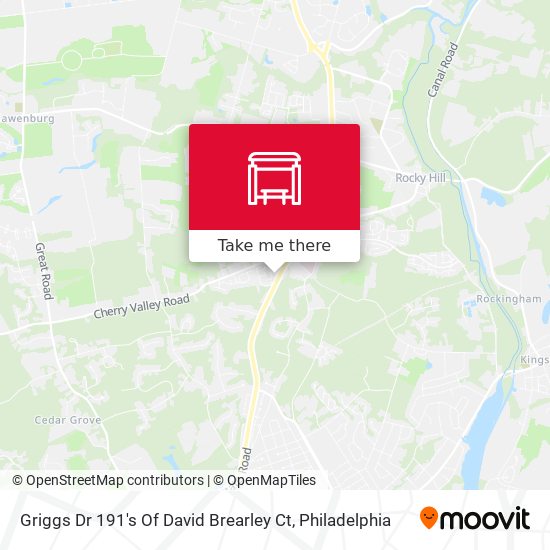 Mapa de Griggs Dr 191's Of David Brearley Ct