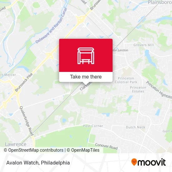 Avalon Watch map