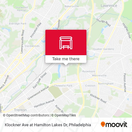 Mapa de Klockner Ave at Hamilton Lakes Dr