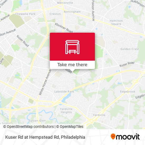 Mapa de Kuser Rd at Hempstead Rd