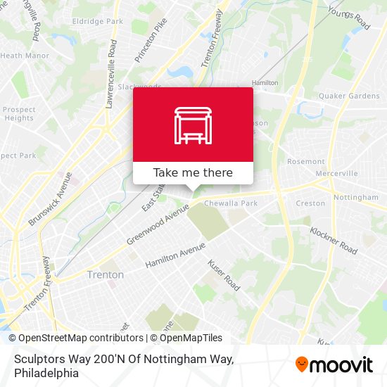 Mapa de Sculptors Way 200'N Of Nottingham Way