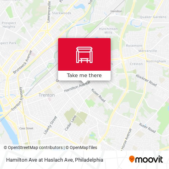 Mapa de Hamilton Ave at Haslach Ave