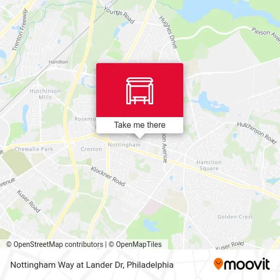 Nottingham Way at Lander Dr map