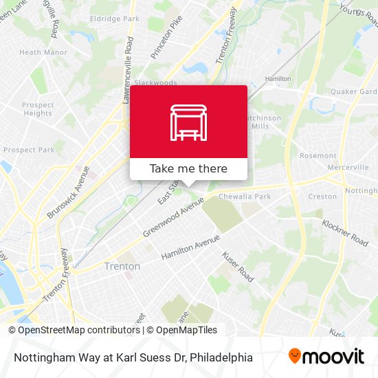 Nottingham Way at Karl Suess Dr map