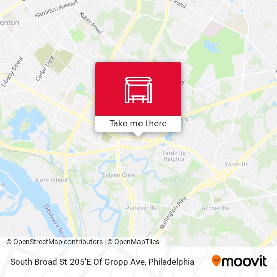 South Broad St 205'E Of Gropp Ave map