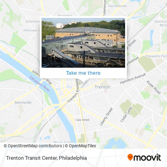 Mapa de Trenton Transit Center