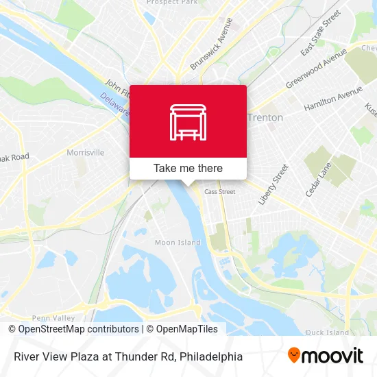River View Plaza at Thunder Rd map