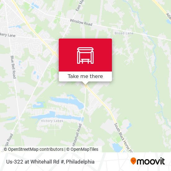 Mapa de Us-322 at Whitehall Rd #