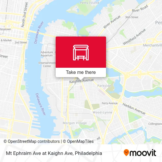 Mt Ephraim Ave at Kaighn Ave map