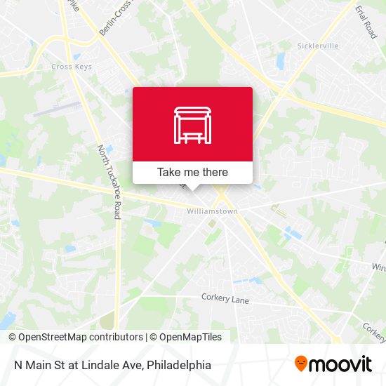 N Main St at Lindale Ave map