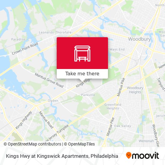Kings Hwy at Kingswick Apartments map